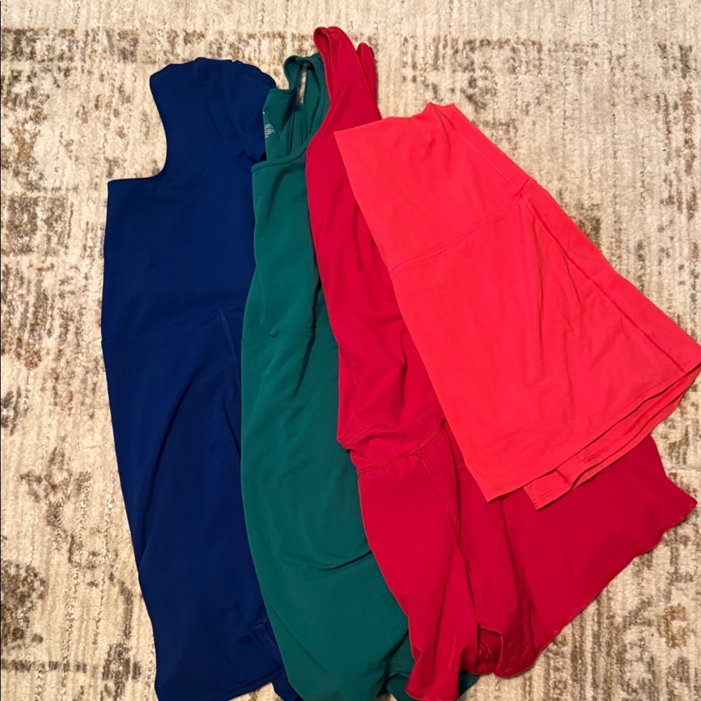 Isabel Maternity by Ingrid & Isabel Asymmetrical Dresses - Blue, Green, Coral
